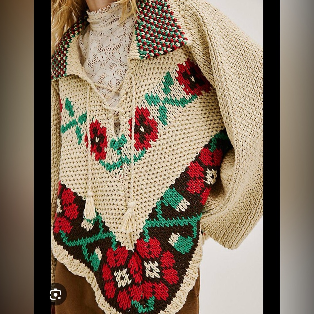 ISO FREE PEOPLE Julie Girl Poncho